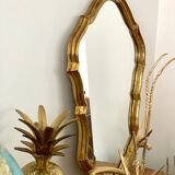 Old baroque gold mirror - 33x47cm