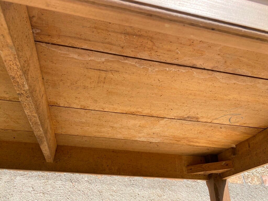 Farm table dining kitchen with solid wood dining 1950 150x79x72cm