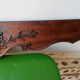Massive walnut fronton from the 19th century