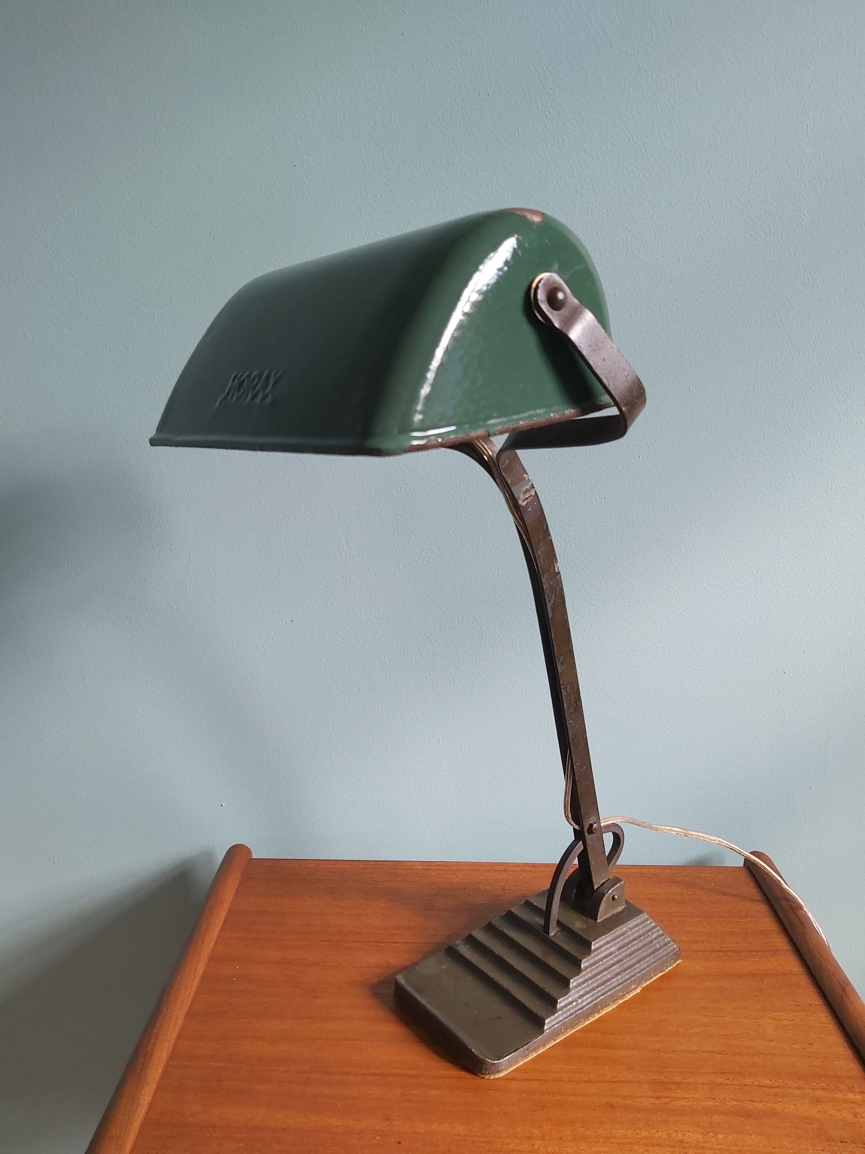 Horax desk lamp, Bauhaus design, 30s