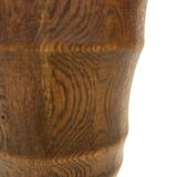 Vintage umbrella holder wooden basket storage 1960 minimalist design