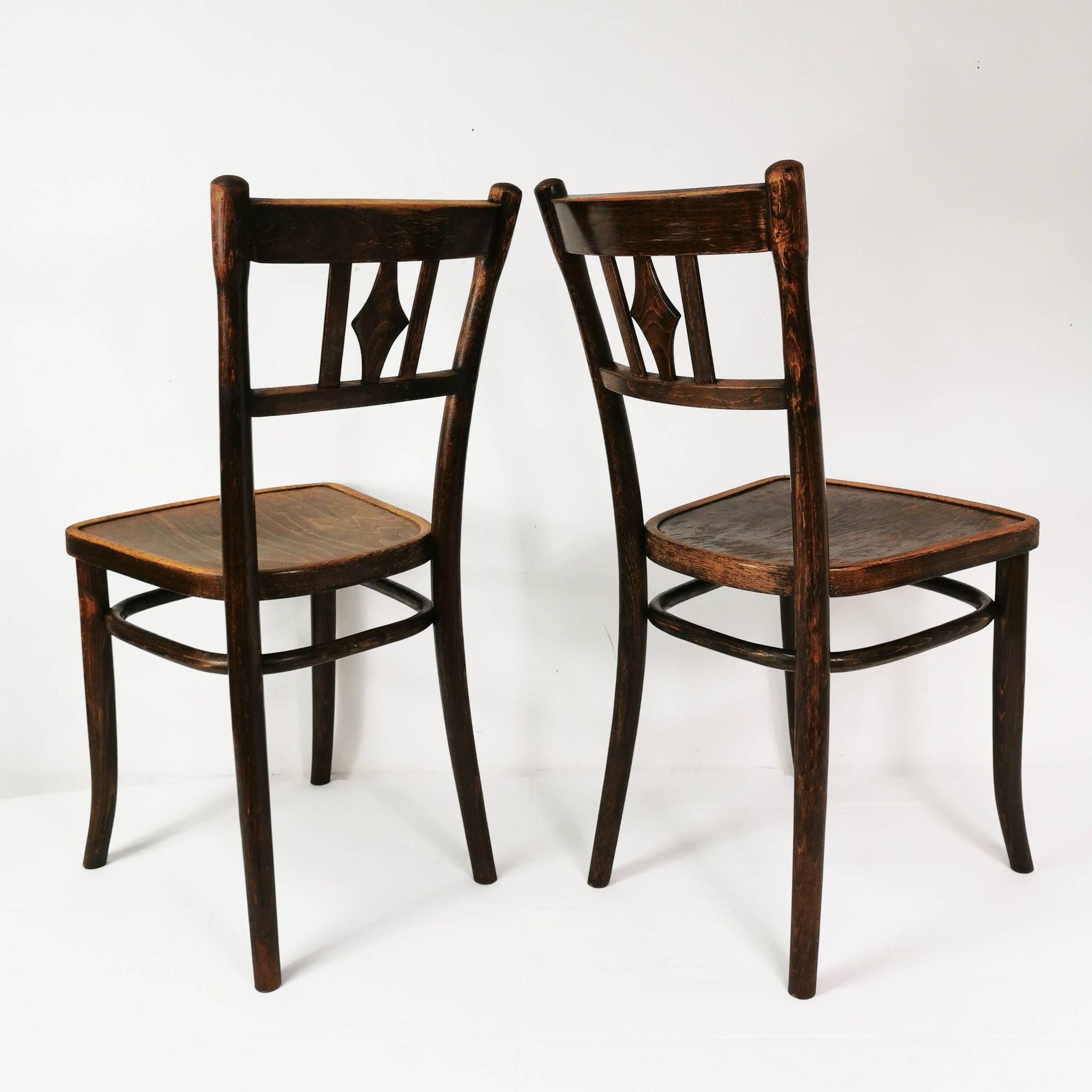 Paire de chaises Art Déco en bois, Thonet, Allemagne, années 1930.