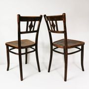 Paire de chaises Art Déco en bois, Thonet, Allemagne, années 1930.