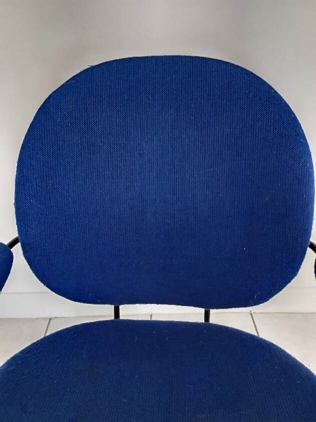 Vintage armchair 1950 gispen blue