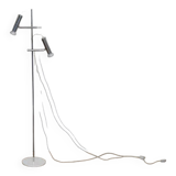 1970s designer floor lamp with 2 lights