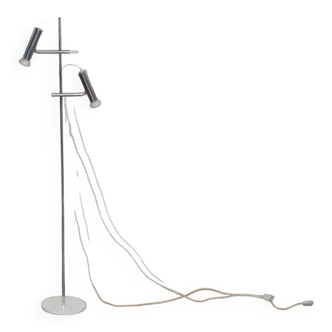 1970s designer floor lamp with 2 lights