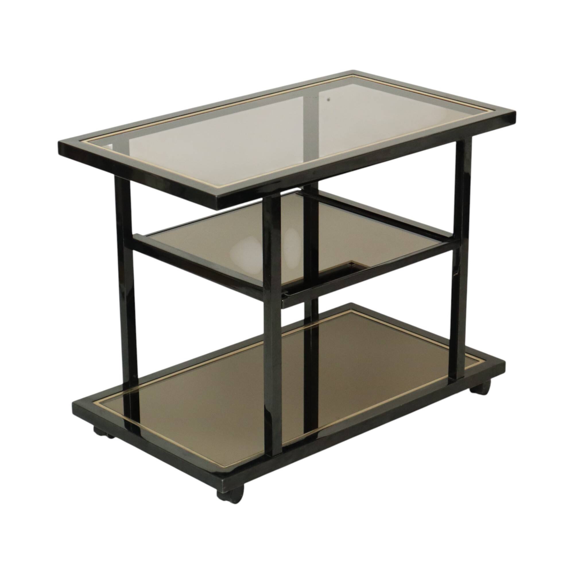 Belgo Chrom by Roger Van Hevel Design Bar Trolley 23kt Gold