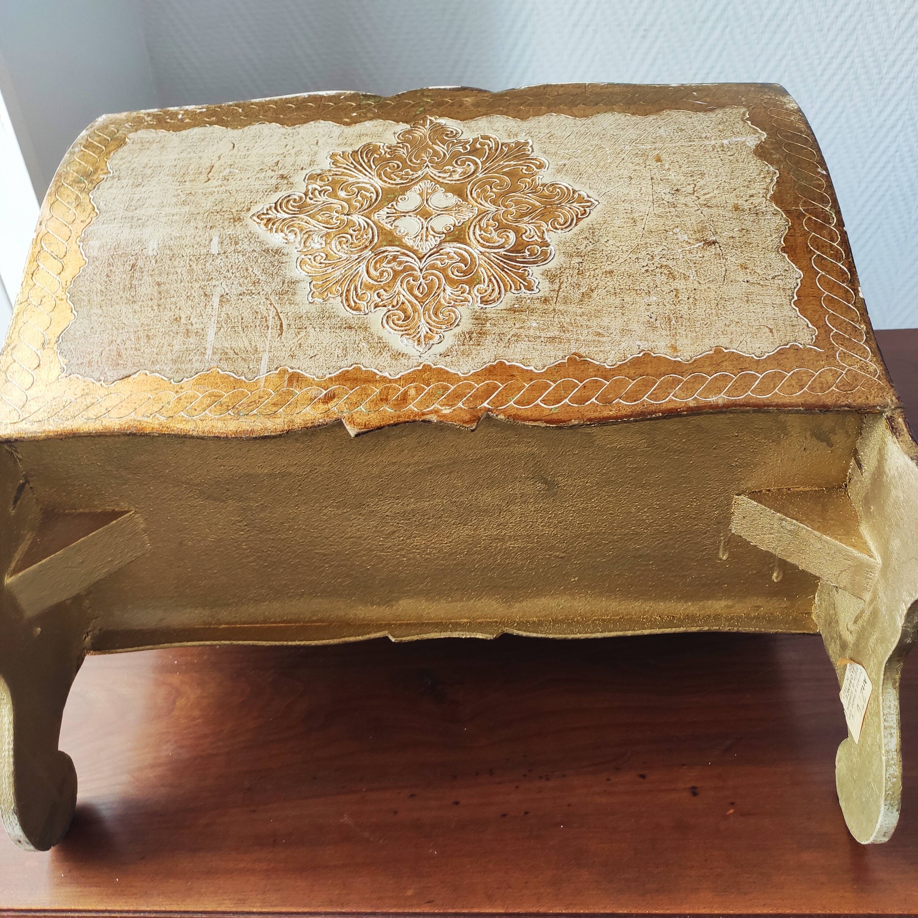 Porte-revue vintage Florentin en bois