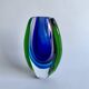 Murano Sommerso Art Galss Vase