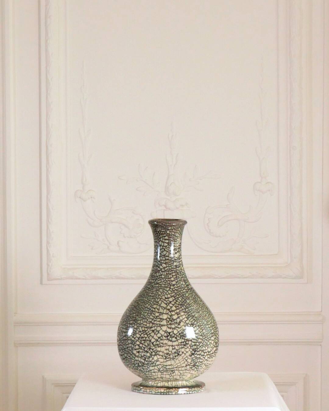 Marcel Guillard gourd-shaped vase