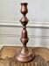 Old copper candle holder