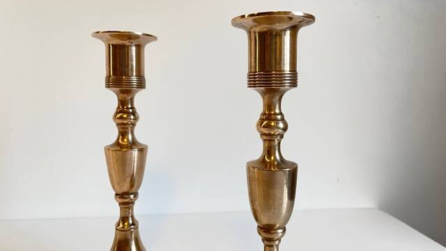 Scandinavian candle holders by Scandia Malm Sweden