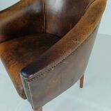 Sheep leather (desk) chair