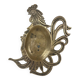 Brass rooster catchall