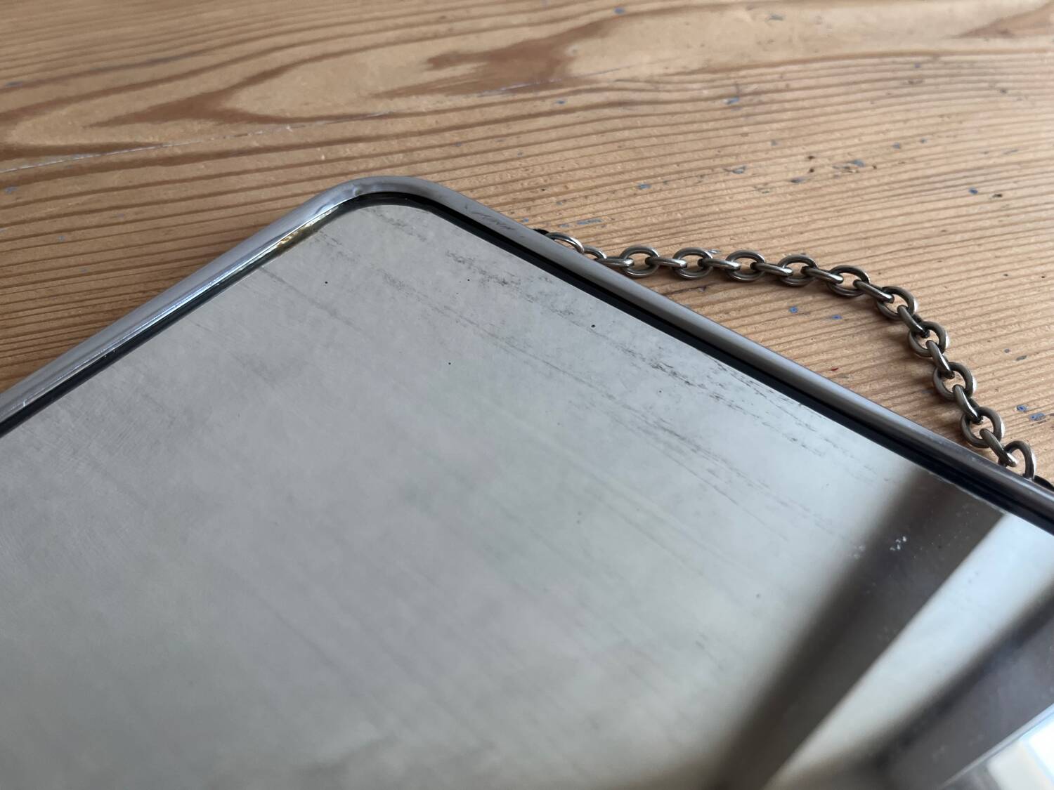 Vintage barber mirror