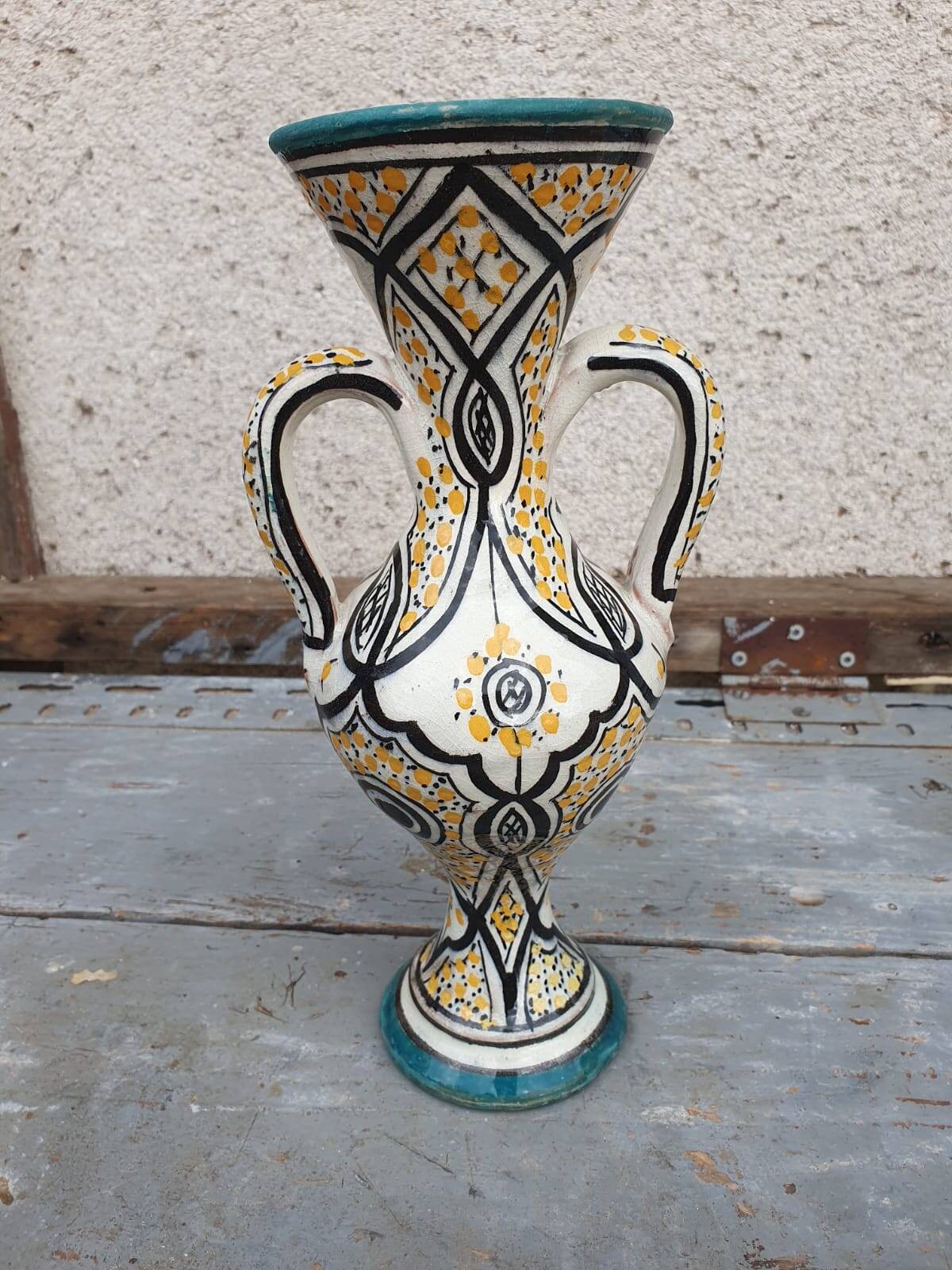 Moroccan Safi handmade vase