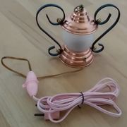 Lampe laiton et verre
