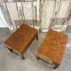 Pair of bedside tables serving as end tables by Guy Lefèvre for Maison JANSEN 1970s