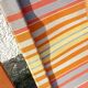 Chaise longue, chilienne vintage ton orangé
