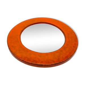 Miroir céramique glaçure - 1960s