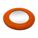 Miroir céramique glaçure « orange », 1960s