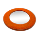 Ceramic mirror with "orange" glaze, 1960s