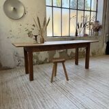 Walnut farmhouse table 2.10m from the 50s