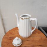 Cafetière-théière Art déco motifs papillons