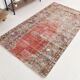 4x7 Red & Cream Vintage Area Rug 126x236Cm SK 17738