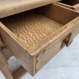 1970s, Danish chest of drawers, oak wood, original good condition.