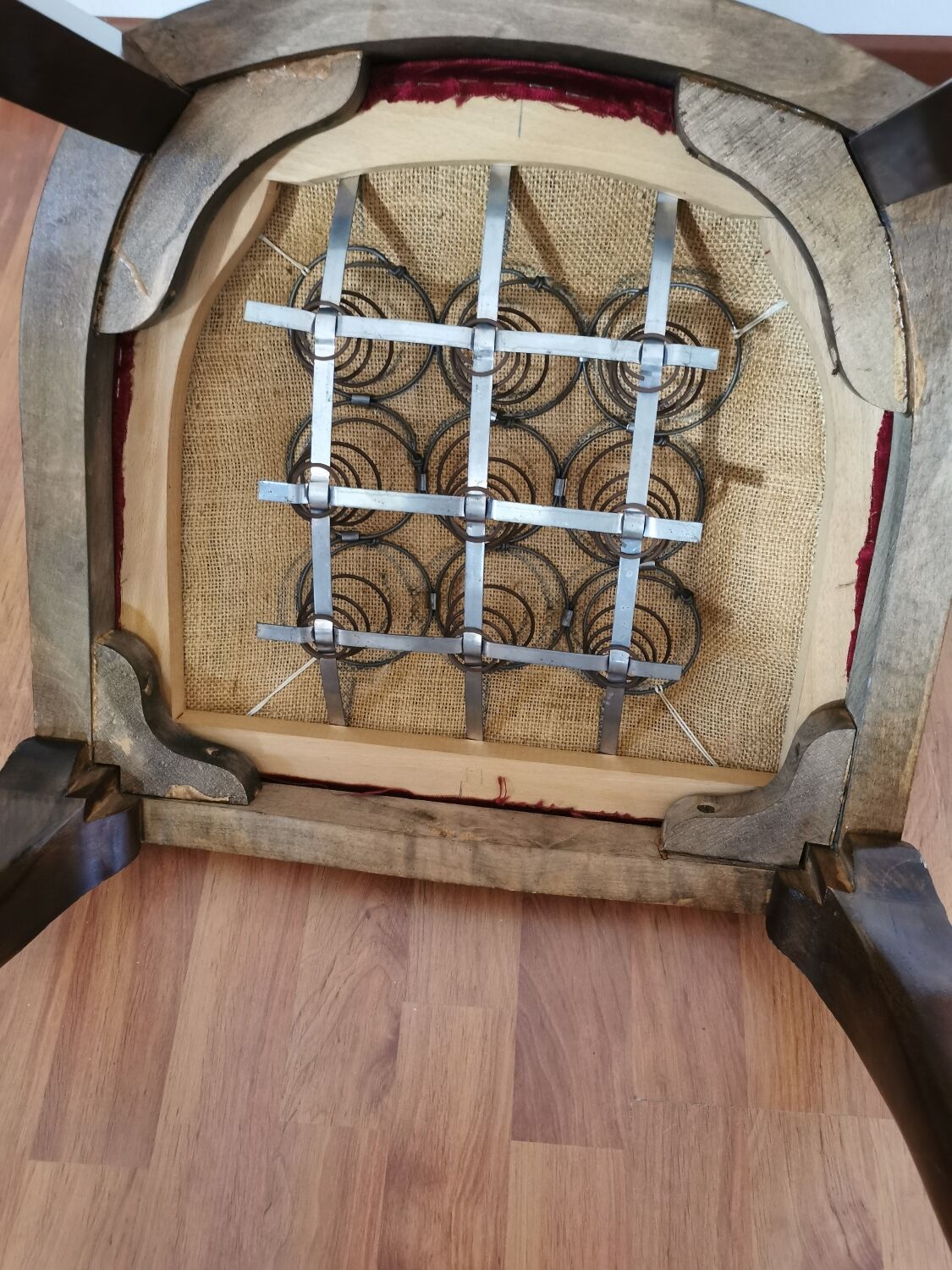 Set of two antique baroque style chairs