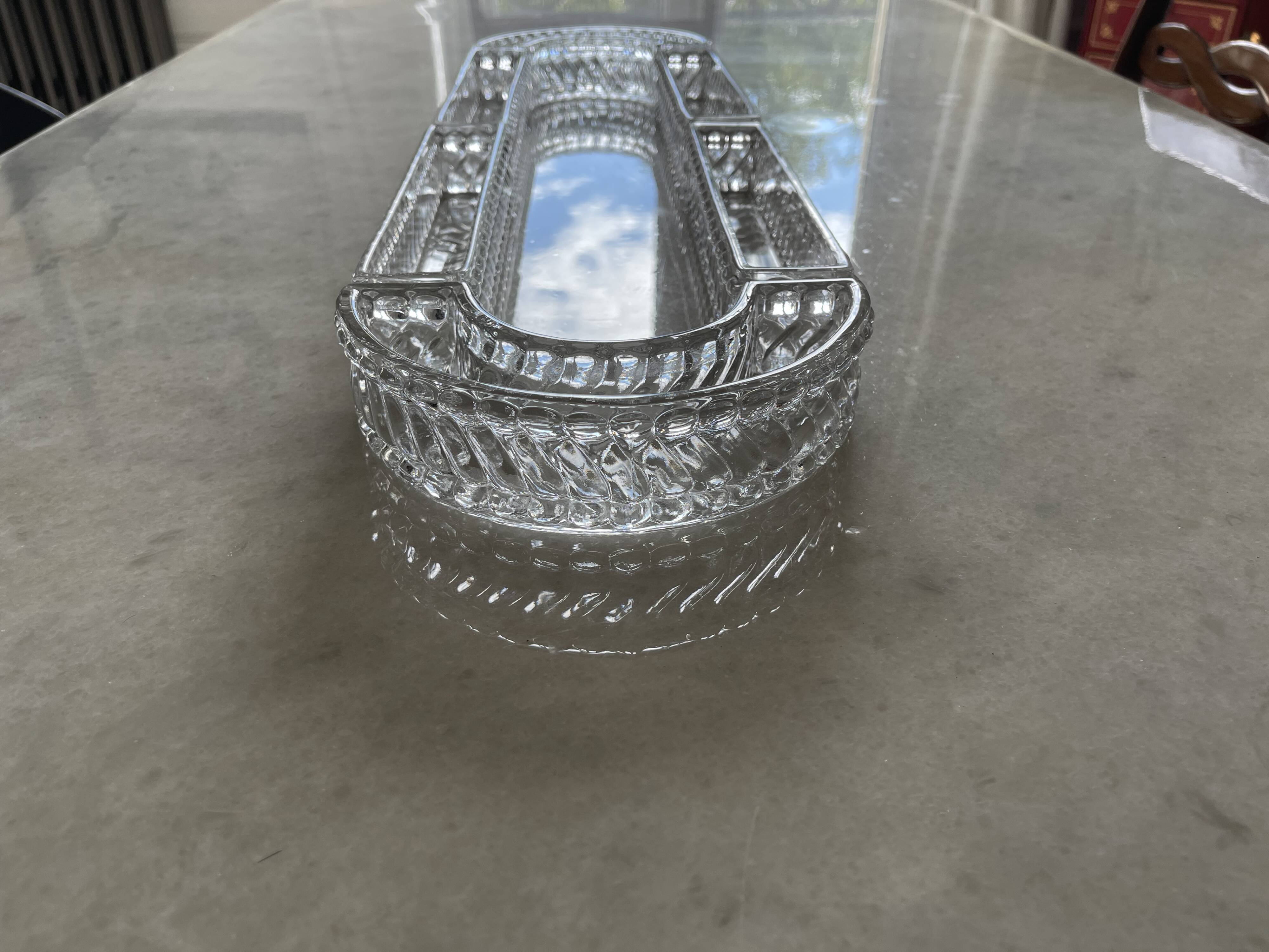 Baccarat runner or centerpiece.