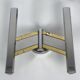 Pair of brass and chrome sconces from Sciolari 70