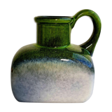 Enamelled stoneware pitcher