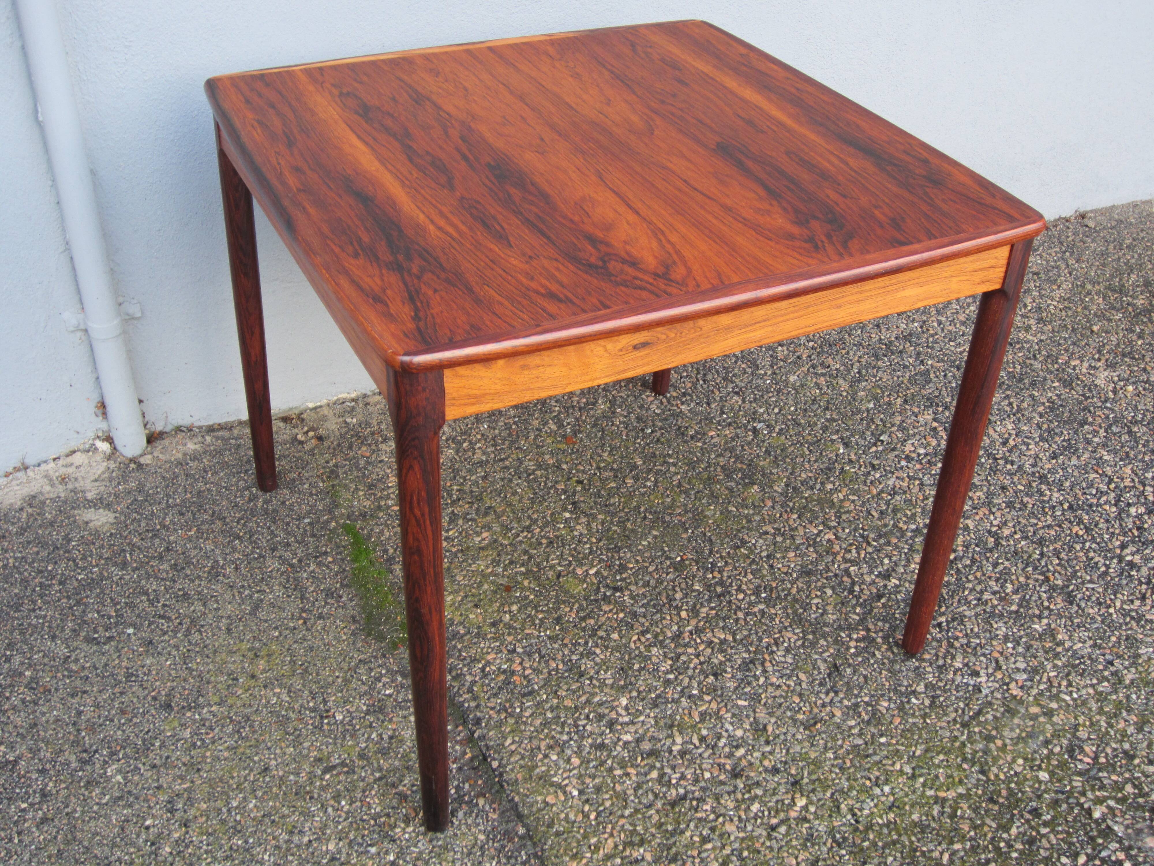 Square Scandinavian coffee table by Yngvar Sandström for AB Seffle Möbelfabrik