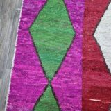 Tapis fait main coloré