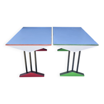 Pair of Post-modern 1980s tables