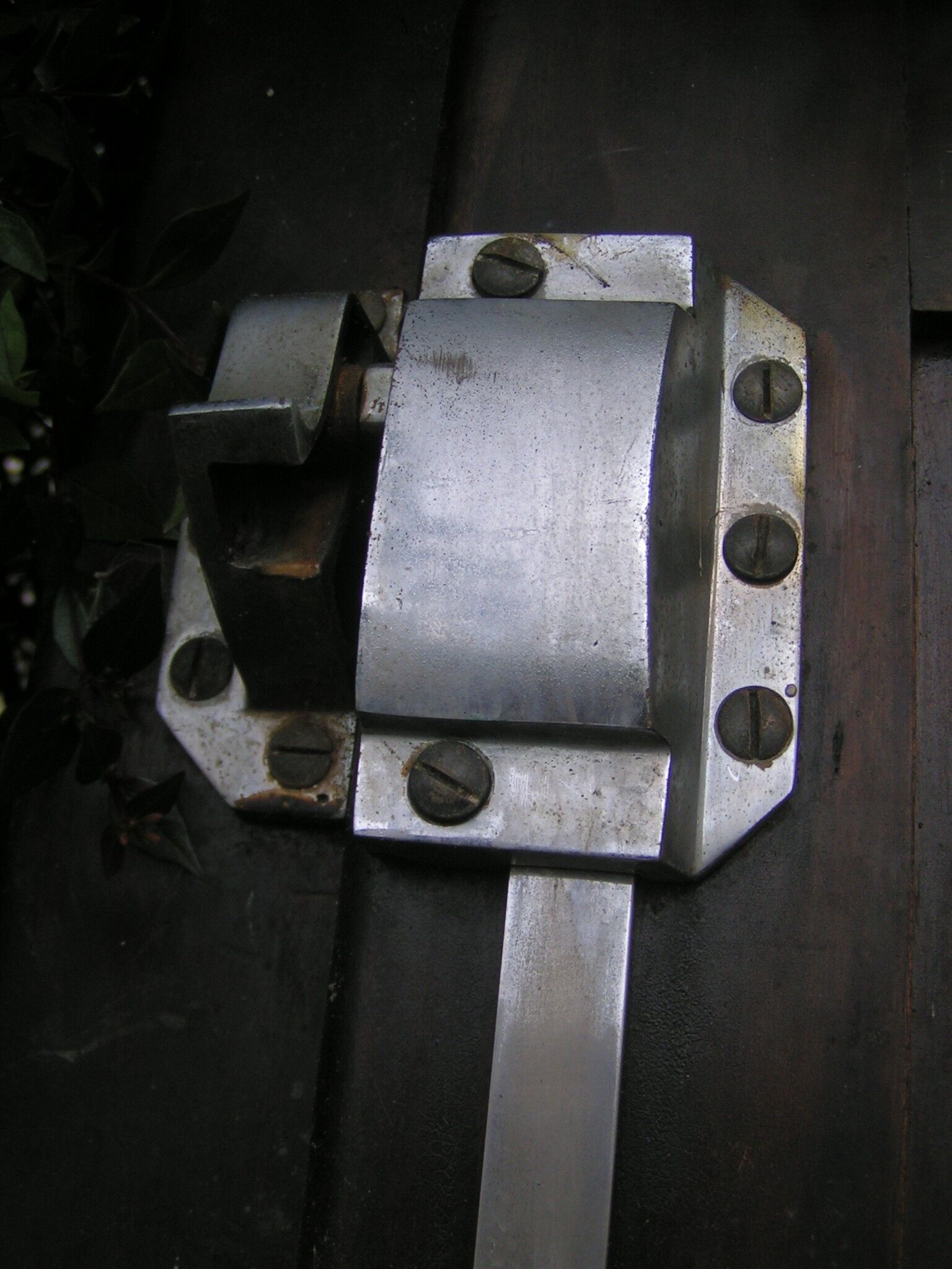 Door of fridge or cooler for slaughter in oak 50s