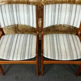 4x 60s 70s teak chairs Chair Dining Chair Henning Kjaernulf Danish 60s