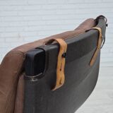 1970s, Swedish design by Bruno Mathsson, model "Pernilla",  leather.