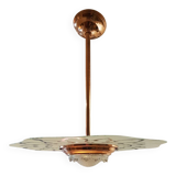 Lustre Art Déco saturne style Ezan