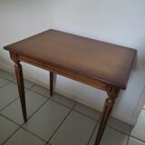 Side table solid wood varnished
