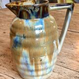 Enamelled stoneware pitcher from the 1950s