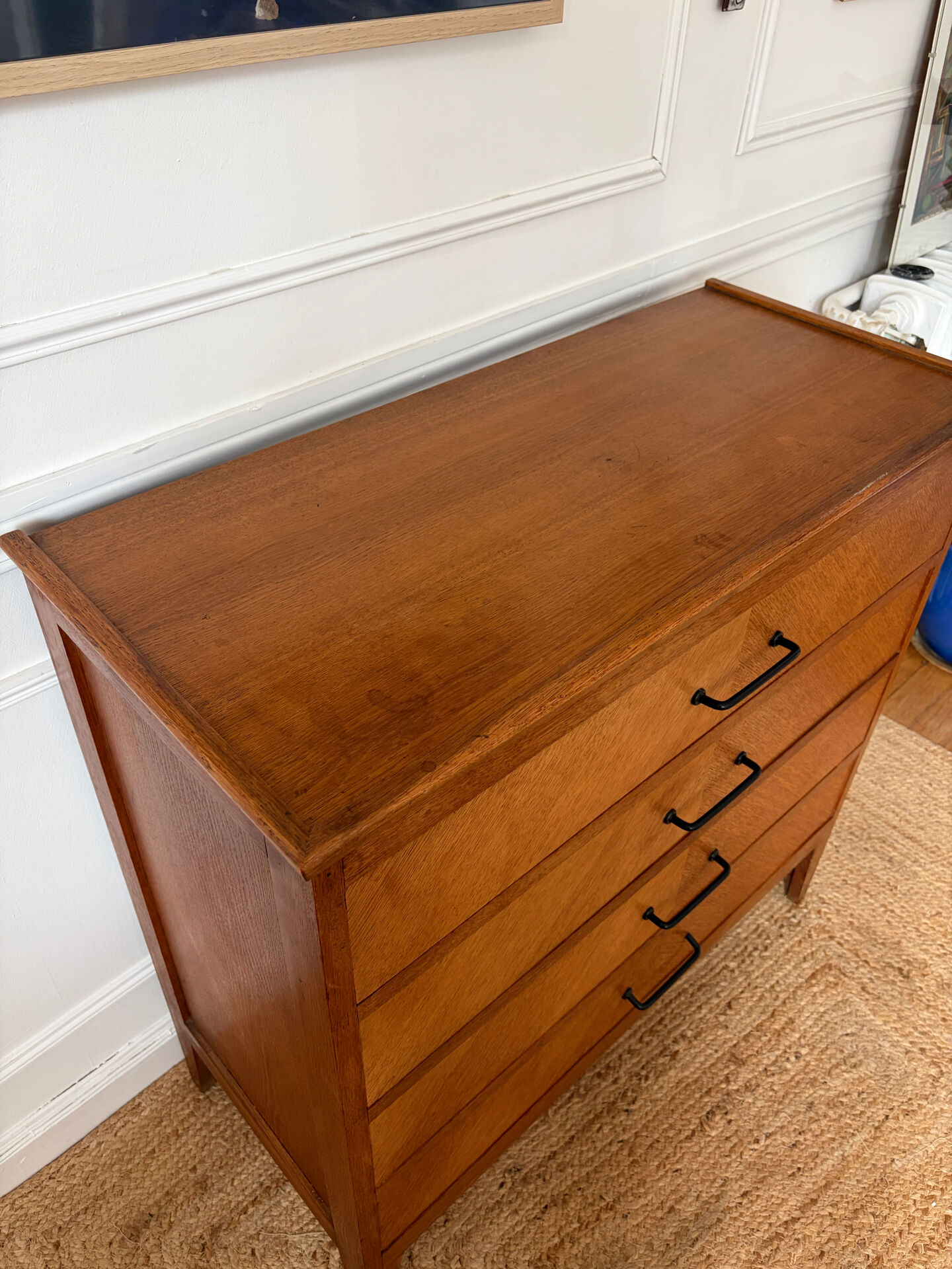 Commode en chêne années 50/60 vintage 