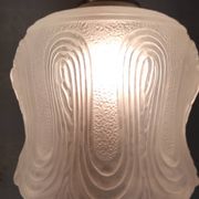 Art Deco portable lamp in glass paste - mid 20th century