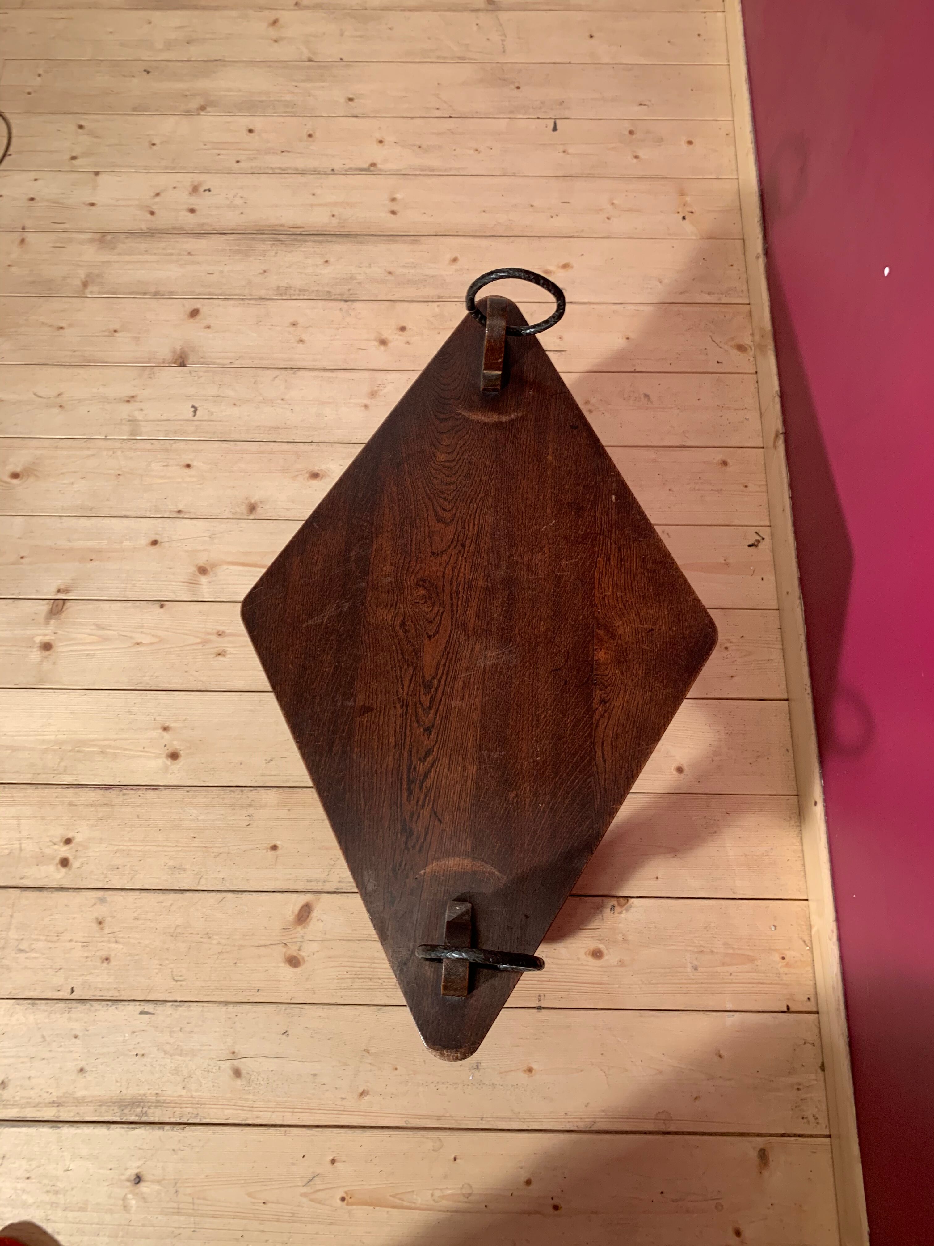 Modernist oak coffee table