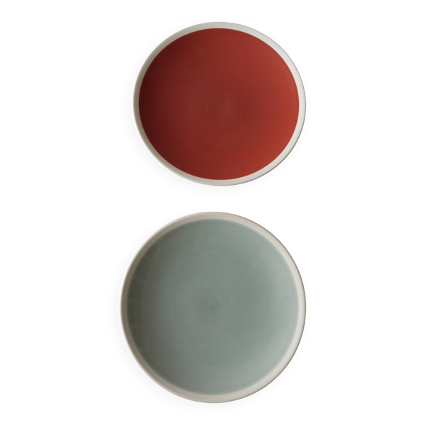 Lot de deux assiettes à dessert Jars
