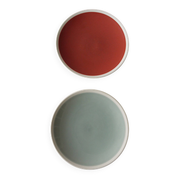 Lot de deux assiettes à dessert Jars