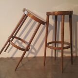Suite of 2 baumann stools from 1950