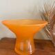 Vase en verre orange